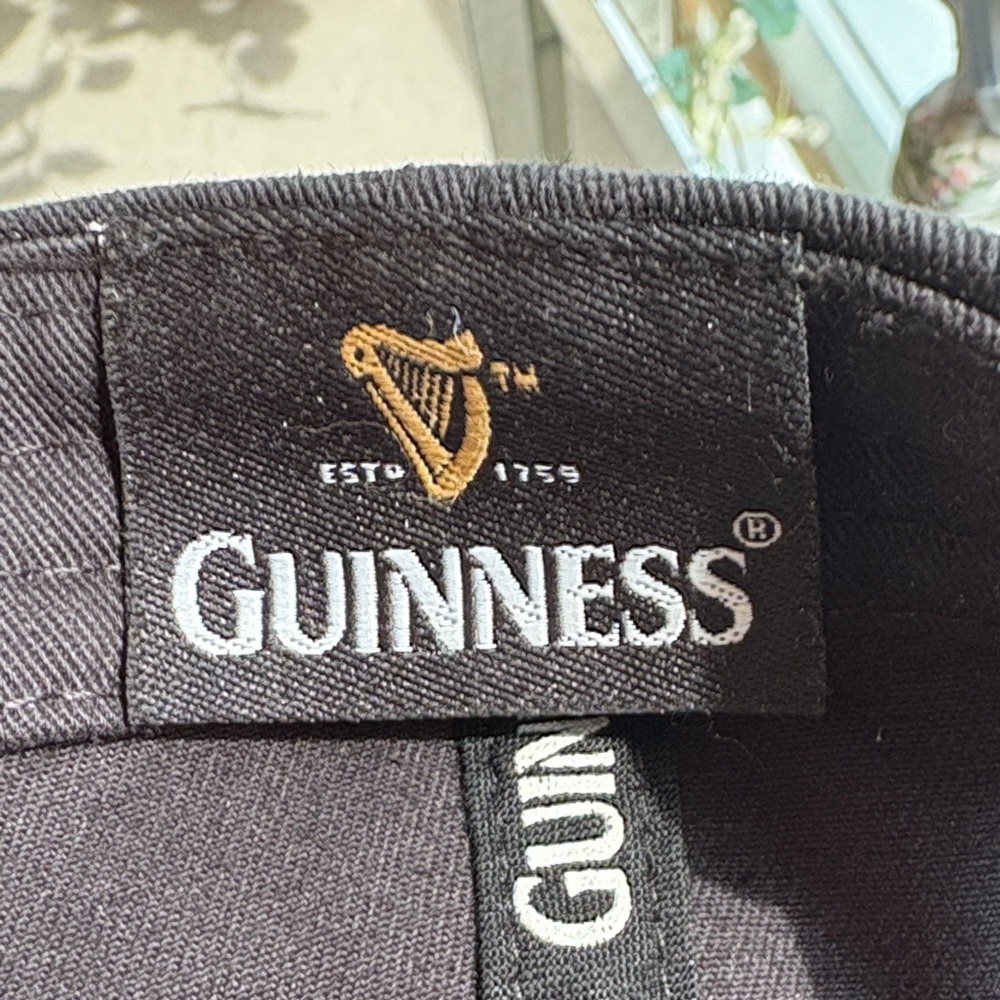 Guinness Black Cap with Gold Logo - Picture 9 of 9